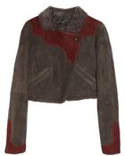 Isabel Marant Flavie Cropped Shearling Jacket - Lyst