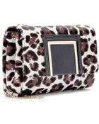 Jimmy Choo Alba Snakeskin-Trimmed Calf Hair Shoulder Bag - Lyst