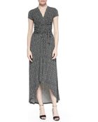 Michael Michael Kors Nezla Dot-Print Wrap Dress - Lyst