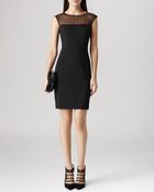 Reiss Dress - Wish Mesh Detail - Lyst