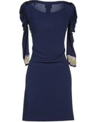 Just Cavalli Short Dress - Lyst