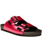 Steve Madden Bountee Satin Open-Toe Sandals - Lyst