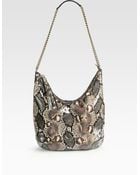 Gucci Soho Python Shoulder Bag - Lyst