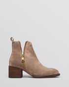 Jeffrey Campbell Pointed Toe Ankle Booties - Boone Cut Out Mid Heel - Lyst