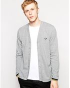 Fred Perry Pique Cardigan - Lyst