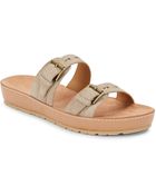 Nine West Tick Tock Suede Slides - Lyst