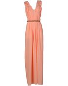 Pinko Long Dress - Lyst