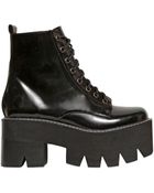 Jeffrey Campbell 80Mm Siglin Brushed Leather Boots - Lyst
