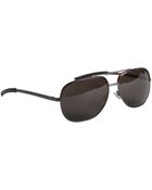 Dior Homme Brown Havana And Grey Rubber 'Dior' Aviator Sunglasses - Lyst