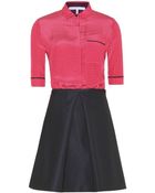 Victoria, Victoria Beckham Silk-Blend Shirt Dress - Lyst