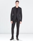 Zara Quilted Blazer - Lyst