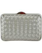 Sondra Roberts Woven Straw Box Clutch - Lyst