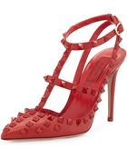 Valentino Allover Rockstud Slingback Pump - Lyst