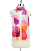 Echo Groovy Geo Square Scarf - Lyst