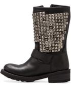 Ash Tr Studded Boot in Black - Lyst