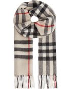Burberry Giant Check Scarf - Lyst