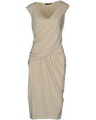 Donna Karan New York Kneelength Dress - Lyst