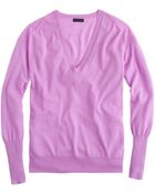 J.Crew Collection Featherweight Cashmere Vneck Sweater - Lyst