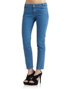 MiH Jeans Paris Mid-Rise Cropped Jeans - Lyst