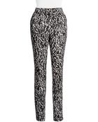 Calvin Klein Animal Print Crepe Pants - Lyst