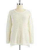 Calvin Klein Plus Hi-Lo Sequin Sweater - Lyst