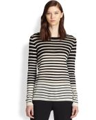 Vince Striped Sweater - Lyst