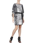 BCBGMAXAZRIA Kimono Dress - Lois Print Blocked - Lyst