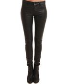 J Brand Mid Rise Super Skinny Coated - Lyst