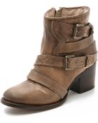 Freebird by Steven Estes Booties - Taupe - Lyst