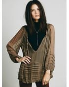 Free People Fp One Tie That Binds Blouse - Lyst