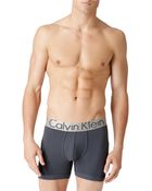 Calvin Klein Steel Microfiber Boxer Briefs - Lyst