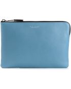 Marc Jacobs Flat Logo Clutch - Lyst