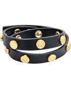 Tory Burch Double Wrap Logo Bracelet - Lyst
