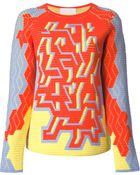Peter Pilotto 'Pac' Intarsia Sweater - Lyst