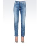 Emporio Armani Vintage Wash Boyfriend Jeans - Lyst