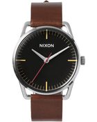 Nixon Mellor Black And Brown Watch - Lyst