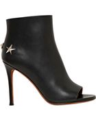 Givenchy 100Mm Michela Leather Open Toe Boots - Lyst