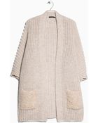 Mango Alpaca Wool-Blend Cardigan - Lyst