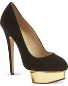 Charlotte Olympia Dolly Metallic Platform Courts - Lyst