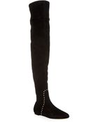 Charlotte Olympia Andie Suede Boot - Lyst