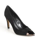 Adrienne Vittadini Canby Suede Pumps - Lyst