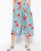Asos Tall Trouser In Tropical Hawaiian Print - Lyst