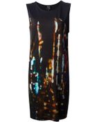 McQ by Alexander McQueen 'Blurry Lights' Print Dress - Lyst