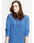 Violeta By Mango Textured Sweater - Lyst