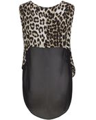 Rag & Bone Fleet Leopard Print Tank Top - Lyst