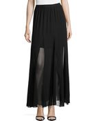 Alice + Olivia Paneled Silk Maxi Skirt - Lyst