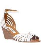 Steve Madden Womens Lexii Demi Wedge Sandals - Lyst