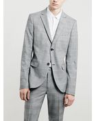 Lac Checked Ultra Skinny Suit Jacket - Lyst