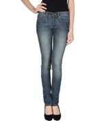 Cheap Monday Denim Trousers - Lyst