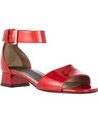 Marni Patent Anklestrap Sandals - Lyst